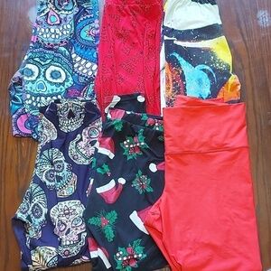 🌹Set of 6 plus size leggings